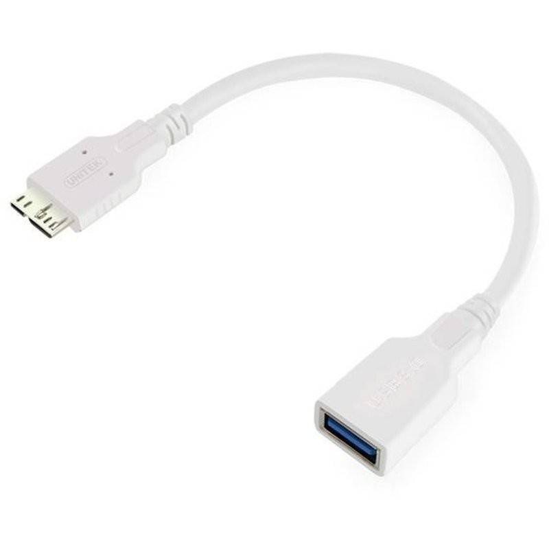 1x USB 3.0 Female - 1x microUSB 3.0 Male, 0.2m, alb