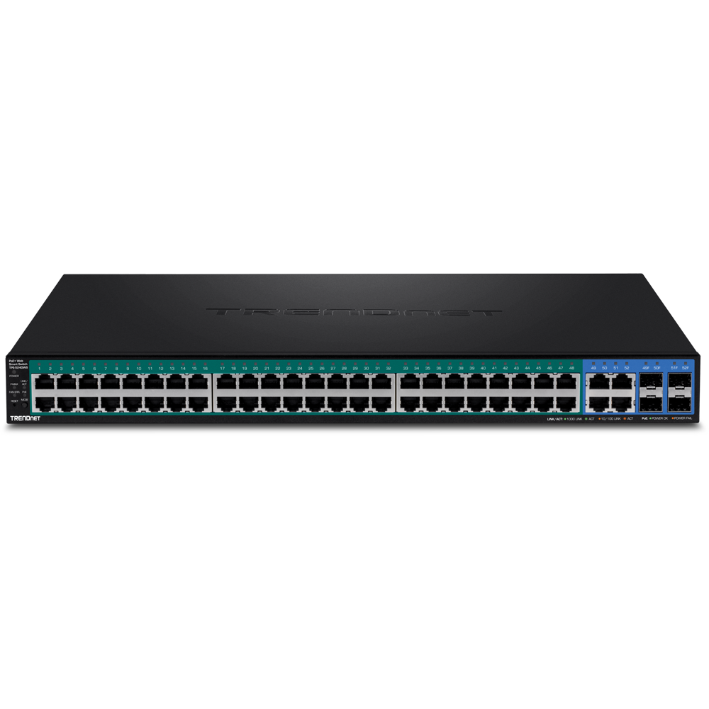 52-Port Gbit Web Smart PoE+