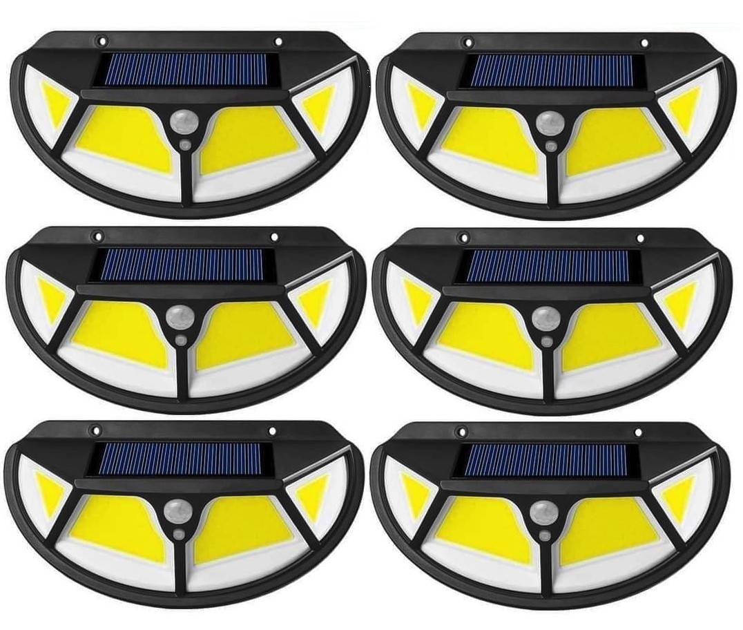 6 x Lampa solara SH -122 LED COB cu senzor de miscare si lumina 3 moduri ILUMINARE 