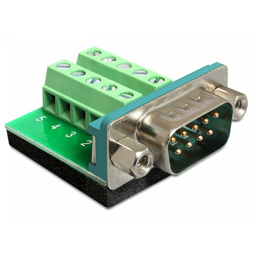 65269, serial 10 pin terminal block to DB-9