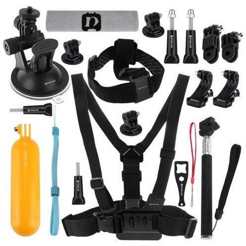 Accesorii Ultimate Combo Kits pentru camere sport PKT18 20 in 1