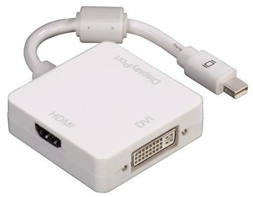 Adaptor Hama 53245, Mini DisplayPort - DisplayPort/HDMI/DVI (Alb)