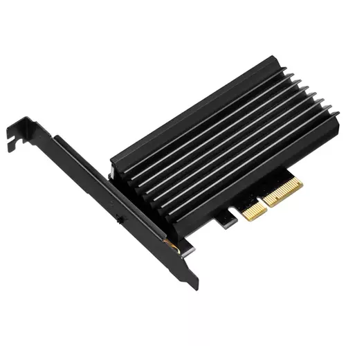 Adaptor Raidsonic ICYBOX- card pentru conectare SSD tip M.2 , PCIE / NVMe, cu radiator, model IB-PCI214M2-HSL