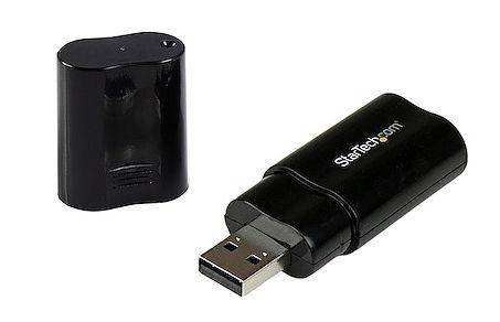 Adaptor StarTech ICUSBAUDIOB, USB, 3.5 mm Mini-Jack (Negru)