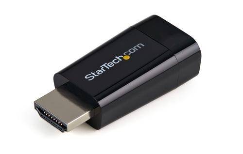 Adaptor video StarTech HD2VGAMICRO, HDMI, VGA, 1080p (Negru)