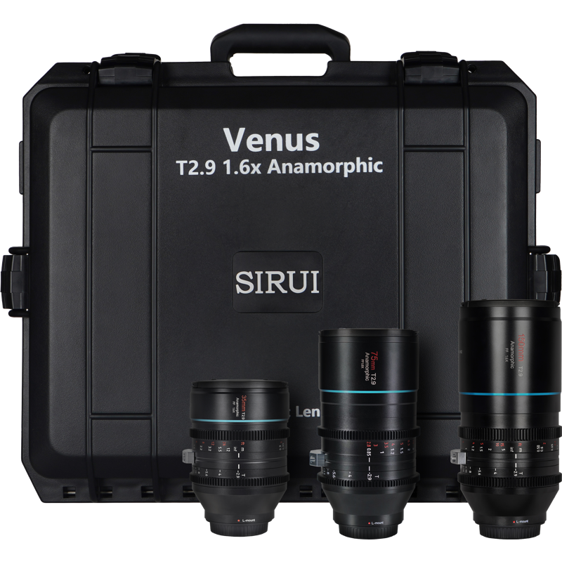 Anamorphic Venus 3x Lens-Kit (35/75/150mm) + Hard case L-Mount