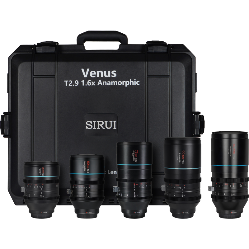 Anamorphic Venus 5x Lens Kit (35/50/75/100/150mm) + Hard case E-Mount