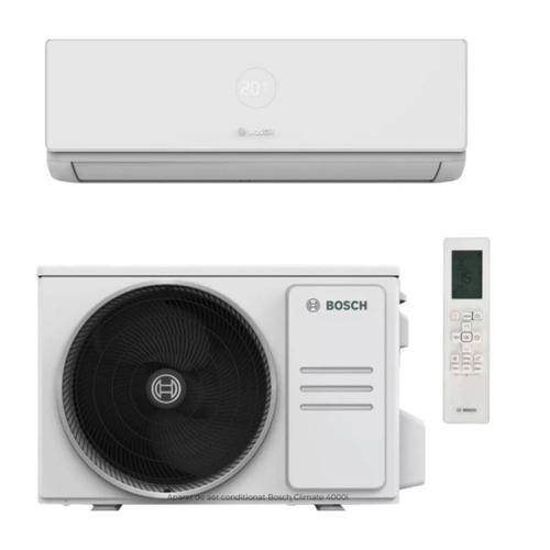 Aparat de aer conditionat Bosch Climate 4000i 35 E, 12000 BTU, Clasa A++/A++, Inverter, R32, Wi-Fi, Mod ECO, Ionizare, I-Clean (Alb)