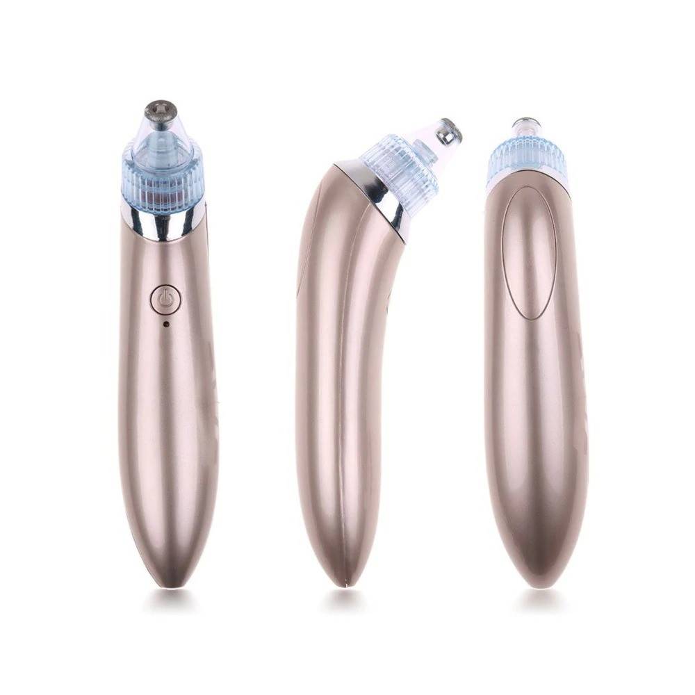 Aparat Facial cu Vacuum ROZ cu incarcare USB pentru curatarea porilor