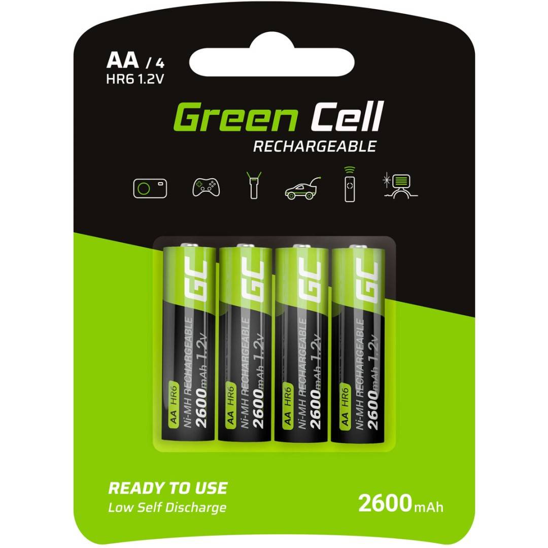 Baterie Reincarcabila GR01AA Nickel-Metal Hydride (NiMH) 4X AA R6 2600MAH