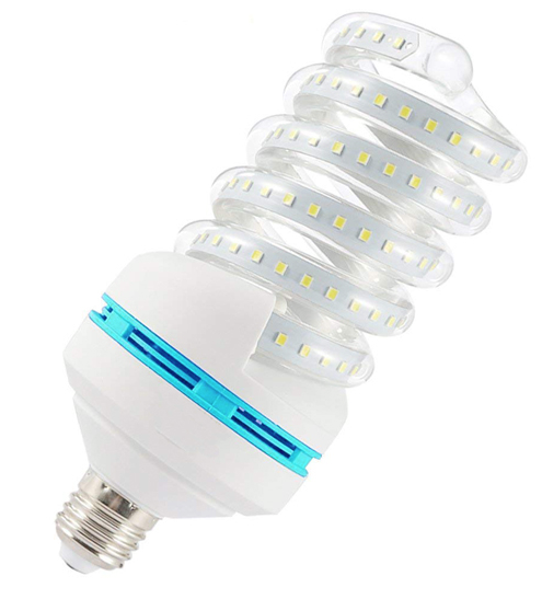 Bec led SMD spiralat E27 20W lumina rece