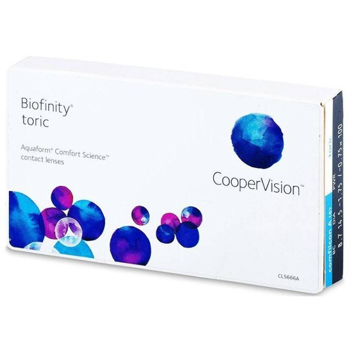 Biofinity XR Toric lunare 3 lentile/cutie