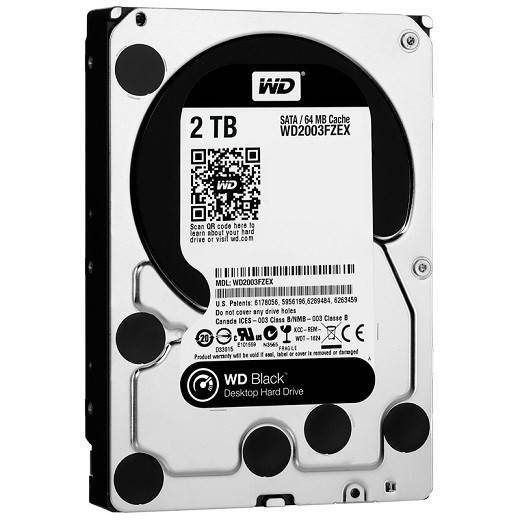 Black 2TB SATA-III 7200 RPM 64MB WD2003FZEX