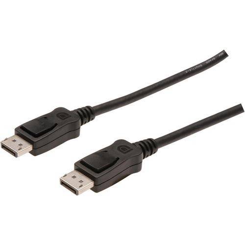 Cablu Assmann AK-340100-100-S, 2 x Displayport tata, 10m, Negru