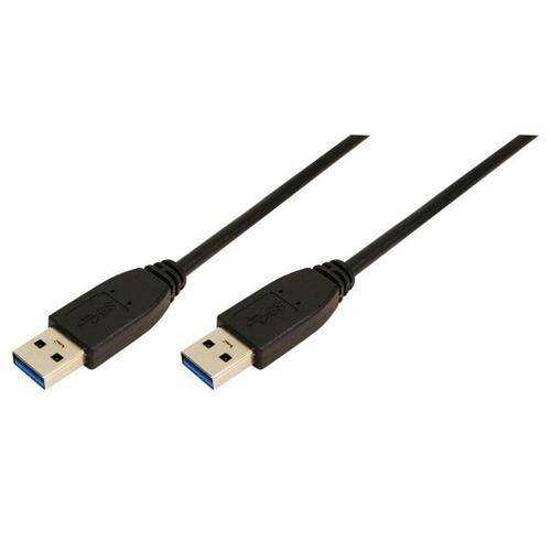 Cablu date , LogiLink , USB 3.0 A tata / A tata , 1 m