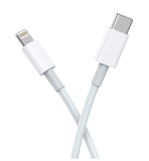 Cablu de date/incarcare USB Type C to Lightning lungime 2 metri ALB