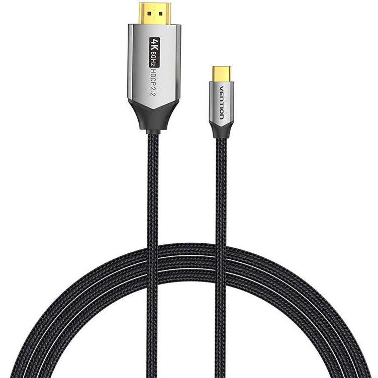 Cablu USB-C la HDMI 2.0 CRBBF 1m, 4K 60Hz (negru)