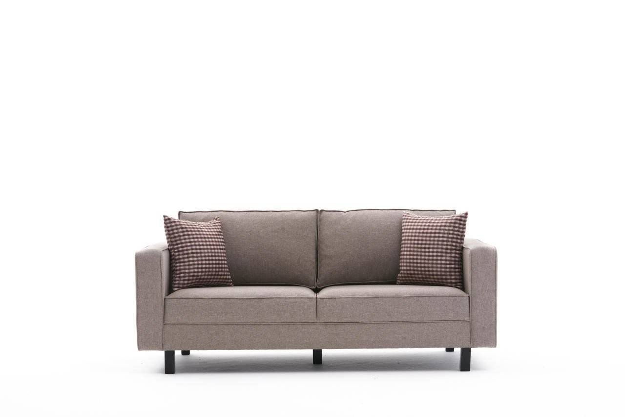 Canapea 2 locuri Taher Gri 182x52 cm