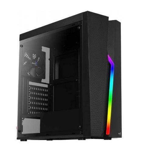 Carcasa Aerocool Bolt RGB, MidTower (Negru)