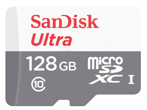 Card de Memorie SanDisk MicroSDXC, 128GB, Adaptor SD, Class 10