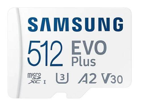 Card memorie Samsung MB-MC512KA/EU EVO Plus (2021), Micro-SDXC, 512GB, UHS-I + Adaptor SD