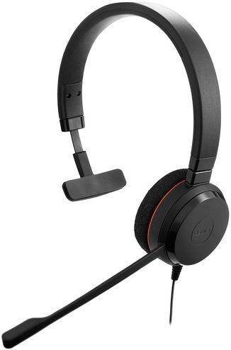 Casca Call Center Jabra Evolve 20 Microsoft Lync, USB, Monoaural (Negru)