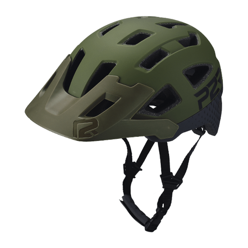 Casca Ciclism P2R FORTEX, 55-58 cm, S-M, pentru biciclete si vehicule electrice, Verde