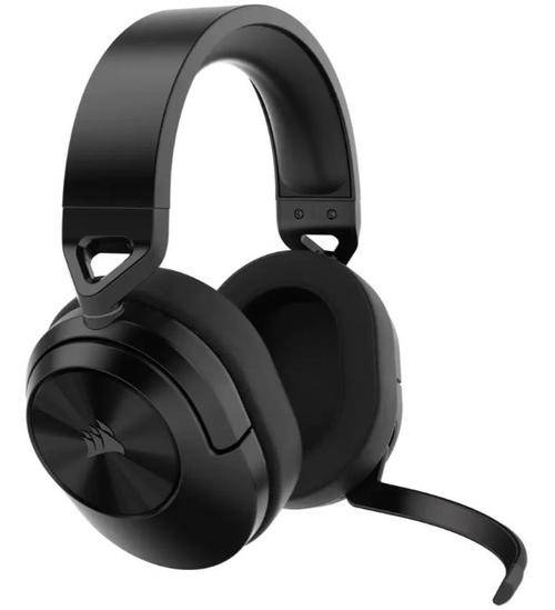 Casti Stereo Wireless Corsair HS55, Microfon, Dolby Atmos (Negru)