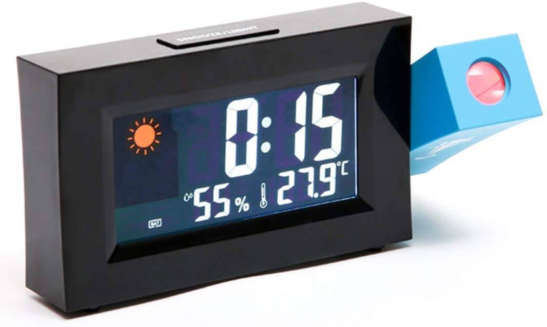 Ceas Meteo 8290 BLUE cu Proiectie LED Rosie Alarma si Temperatura