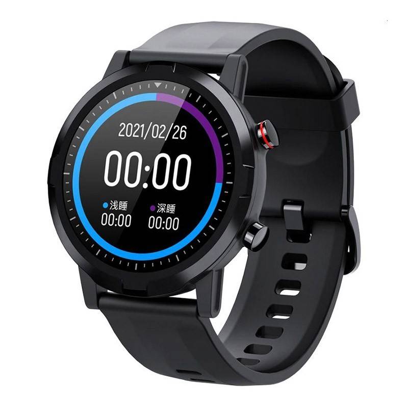 Ceas Smartwatch Haylou RT LS05S, Black, Ritm cardiac, Saturatie oxigen, Multi-sport, Bluetooth , IP68, 300mAh