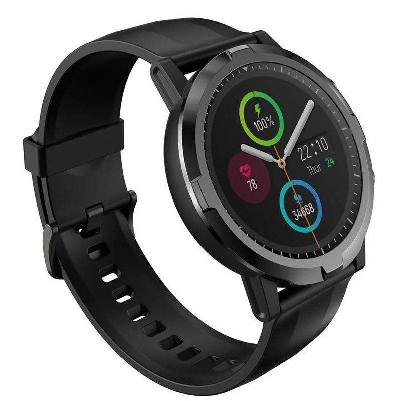 Ceas Smartwatch Haylou RT LS05S, Black, Ritm cardiac, Saturatie oxigen, Multi-sport, Bluetooth , IP68, 300mAh