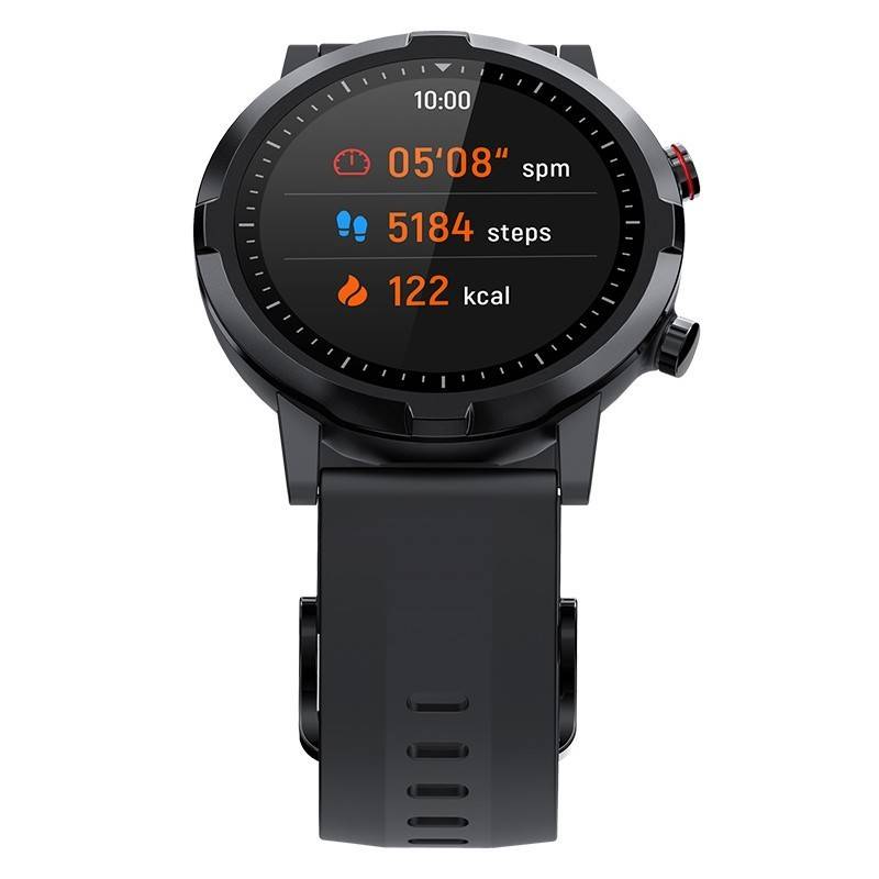 Ceas Smartwatch Haylou RT LS05S, Black, Ritm cardiac, Saturatie oxigen, Multi-sport, Bluetooth , IP68, 300mAh