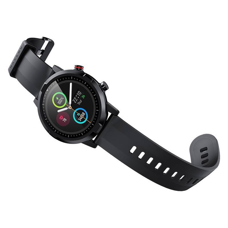 Ceas Smartwatch Haylou RT LS05S, Black, Ritm cardiac, Saturatie oxigen, Multi-sport, Bluetooth , IP68, 300mAh