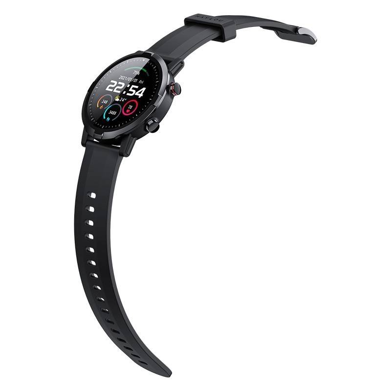 Ceas Smartwatch Haylou RT LS05S, Black, Ritm cardiac, Saturatie oxigen, Multi-sport, Bluetooth , IP68, 300mAh