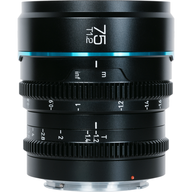 Cine Lens Nightwalker S35 75mm T1.2 E-Mount Black