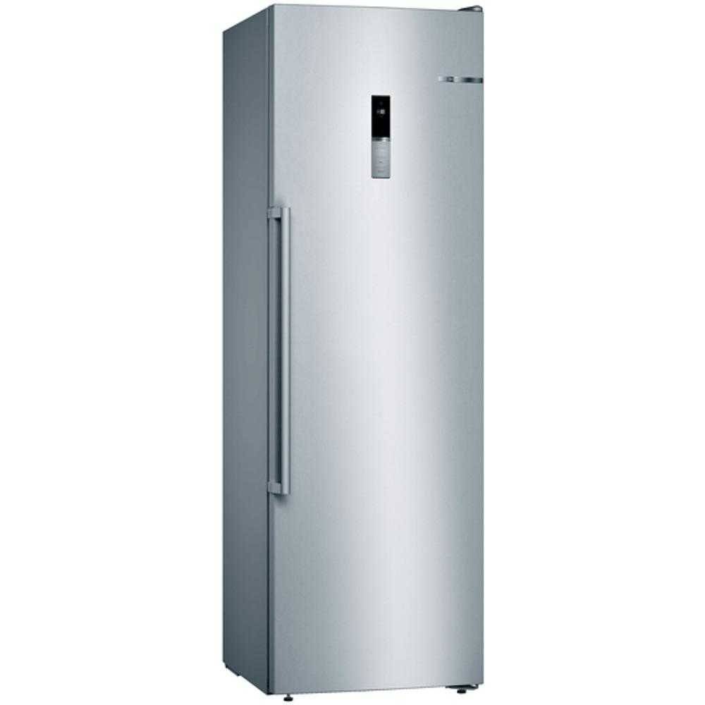 Congelator Bosch GSN36BIEP, 242 l, NoFrost, VariZone, BigBox, IceBox, MultiAirflow, FreshSense, Clasa E (clasificare energetica veche Clasa A++), H 186 cm, Argintiu