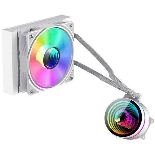 Cooler CPU Gamemax IceBurg Infinity 120, iluminare RGB, 1x120 mm, 2000 rpm, PWM (Alb)