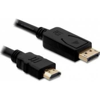 Delock cable Displayport (M) -> HDMI (M) 2m gold