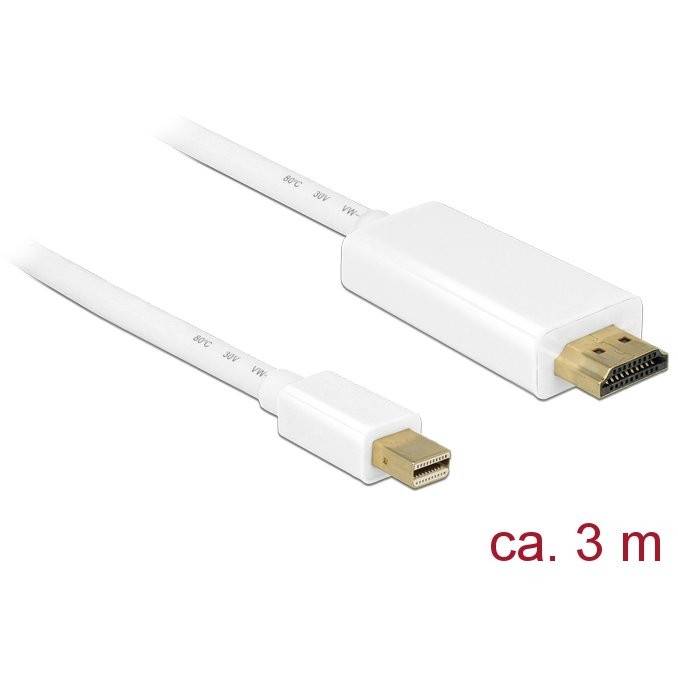 Delock Cable mini Displayport male -> male 2 m