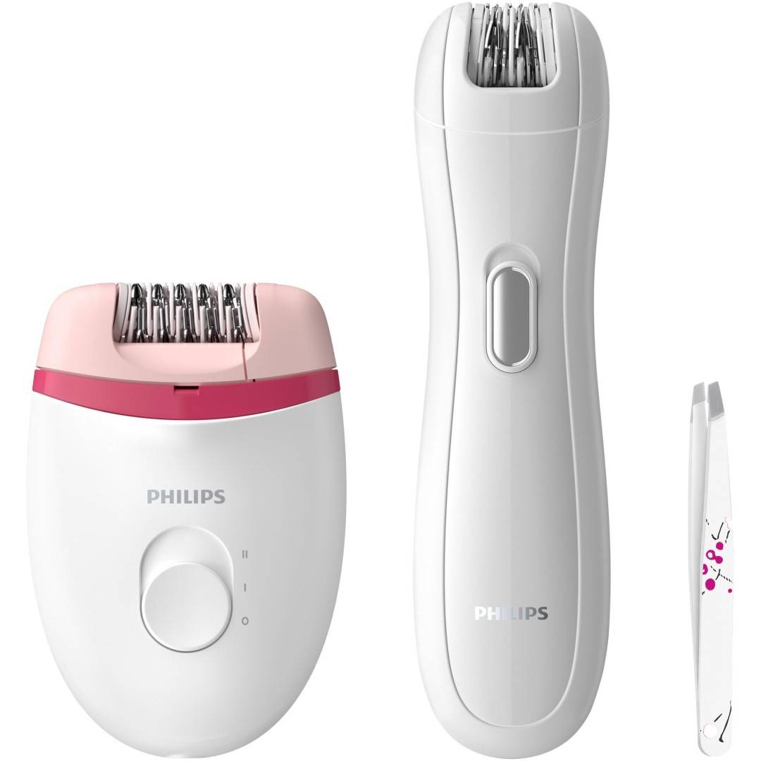 Epilator Philips Satinelle Essential BRP506/00, 2 viteze, Alb