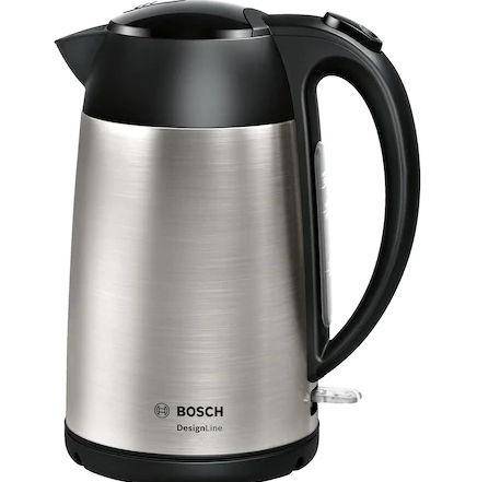 Fierbator de apa Bosch TWK3P420, 2400 W, 1.7 L (Negru/Inox)