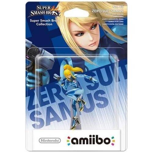 Figurina Amiibo Zero Suit Samus No.40 (Super Smash)