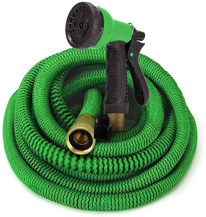 Furtun extensibil pentru gradina 25 FT = 7.5m VERDE