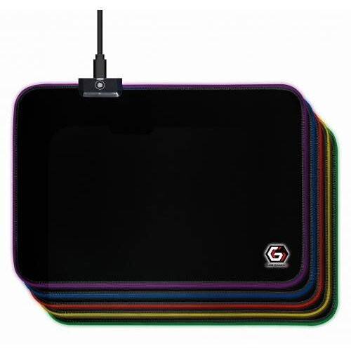 GEMBIRD Mouse Pad Gembird MP-GAMELED-M, 250 x 350 mm, Black