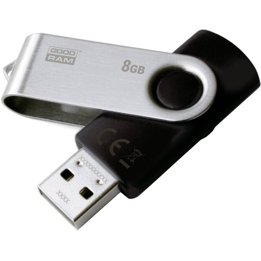 GOODRAM 8GB GOODRAM UTS2 BLACK USB 2.0 UTS2-0080K0R11