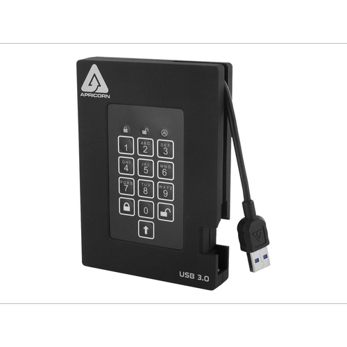 Hard Disk Extern Aegis Padlock Fortress, 1TB, USB 3.0, 2.5inch