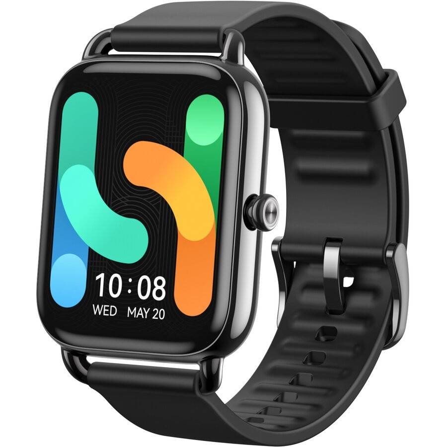 HAYLOU Ceas Smartwatch Haylou RS4 Plus LS11, Silicone Strap, Negru