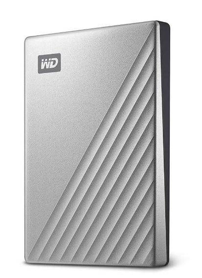 HDD Extern Western Digital My Passport ULTRA, 2TB, 2.5inch, USB 3.1 (Argintiu) 