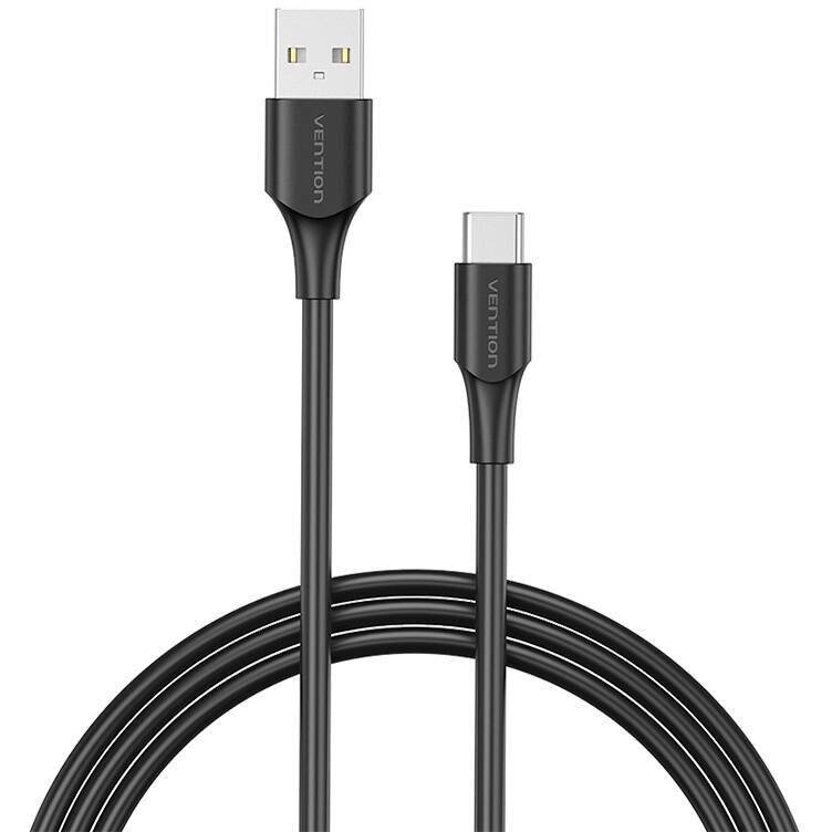 Kabel USB 2.0 A do USB-C 3A Vention CTHBI 3m Czarny