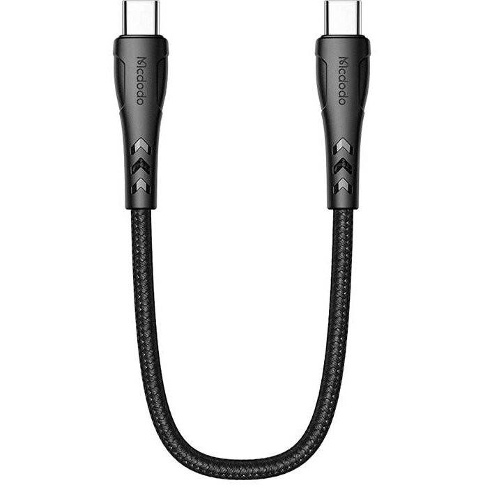 Kabel USB-C do USB-C Mcdodo CA-7640, PD 60W, 0.2m (czarny)